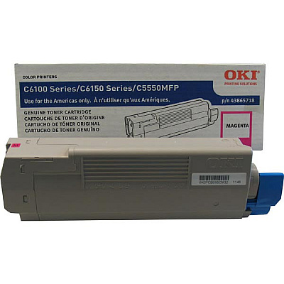 OKI Magenta Toner Cartridge (6,000 Yield) (43865718)