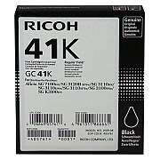 Ricoh Black Ink Cartridge (2,500 Yield) (Type GC41K) (405761)