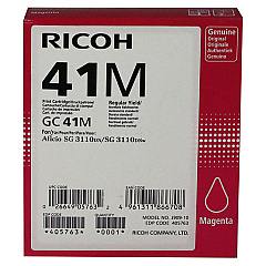 Ricoh Magenta Ink Cartridge (2,200 Yield) (Type GC41M) (405763)