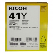 Ricoh Yellow Ink Cartridge (2,200 Yield) (Type GC41Y) (405764)