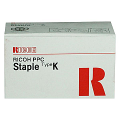Ricoh Staples (5,000 Staples/Ctg) (1 Ctg/Box) (Type K) (410801)