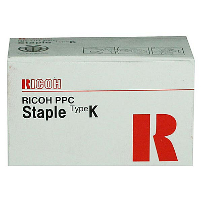 Ricoh Staples (5,000 Staples/Ctg) (1 Ctg/Box) (Type K) (410801)