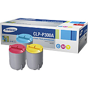 HP Samsung (CLP-P300A/XAA) Cyan/Magenta/Yellow Toner Cartridge Multipack (1,000 Yield) (SV359A)