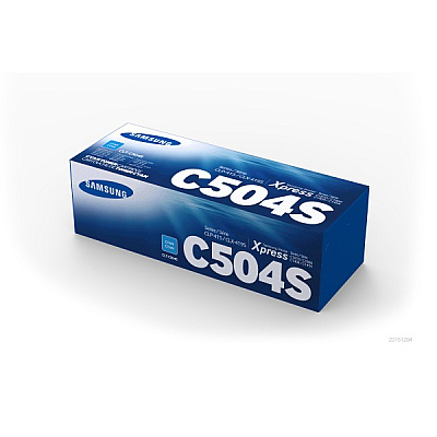 HP Samsung (CLT-C504S/XAA) Cyan Toner Cartridge (1,800 Yield) (SU029A)