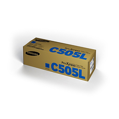 HP Samsung (CLT-C505L/XAA) Cyan Toner Cartridge (3,500 Yield) (SU037A)