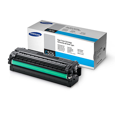 HP Samsung (CLT-C506L/XAA) High Yield Cyan Toner Cartridge (3,500 Yield) (SU042A)