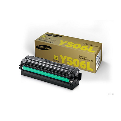HP Samsung (CLT-Y506L/XAA) High Yield Yellow Toner Cartridge (3,500 Yield) (SU519A)