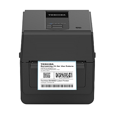 Toshiba, BV420D, 4", 300 DPI, 5 ips, USB + Ethernet, LAN with LED, Black Case Desktop Direct Thermal Printer, Toshiba TPCL, Emulation: Zebra ZPL2, Sato SBPL, Datamax DPL (BV420DTS02QMS)