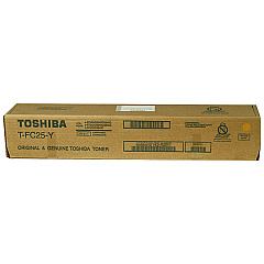 Toshiba Yellow Toner Cartridge (26,800 Yield) (TFC25Y)