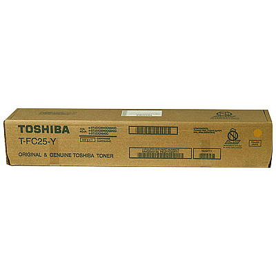 Toshiba Yellow Toner Cartridge (26,800 Yield) (TFC25Y)