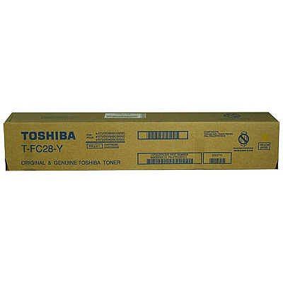 Toshiba Yellow Toner Cartridge (24,000 Yield) (TFC28Y)