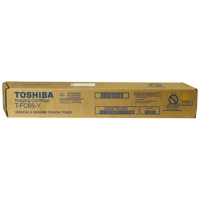 Toshiba Yellow Toner Cartridge (29,500 Yield) (TFC65Y)