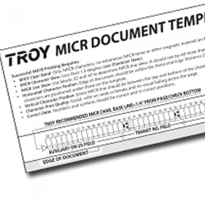 TROY MICR Document Template (54-17373-001)