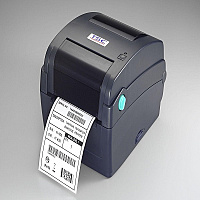 TSC TTP-244CE Thermal Transfer Desktop Label Printer (Navy) (4 ips) (4 MB Flash Memory/8 MB SDRAM) (5" OD) (203 dpi) (4.25" Print Width) (Ethernet/Parallel/Serial/USB) (SD Card Reader) (99-033A031-0001)