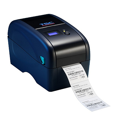 TSC TTP225 TT Desktop Label Printer (Navy) (5 ips) (203 dpi) (2.13" Print Width) (RS-232 Serial/USB) (Real-Time Clock) (LCD Display) (4MB Flash Memory) (8MB DRAM) (99-040A010-1101)