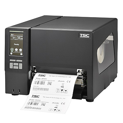 TSC MH261T Thermal Transfer Industrial Label Printer (12 ips) (203 dpi) (6.61" Print Width) (Ethernet/RS-232 Serial/USB/USB Host) (US) (Touch Display) (Wi-Fi Ready) (MH261T-A001-0301)