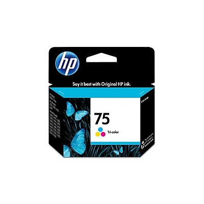 HP 75 Tri-color Original Ink Cartridge (CB337WN#140)