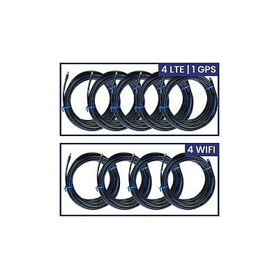Parsec Technologies Lsr400 Cable Kit; 9-in-1 Antenna 50 Ft (PC4004L4WG50NM)