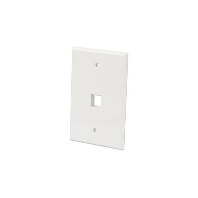 Intellinet 1-outlet Oversized Keystone Wall Plate (772563)