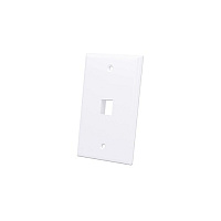 Intellinet 1-outlet Keystone Wall Plate (772419)