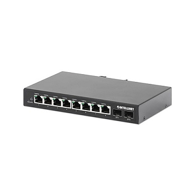 Intellinet 8-port Gigabit Ethernet Industrial Switch With 2 Sfp Ports (508827)