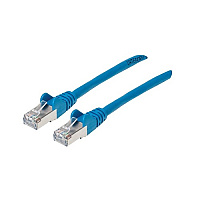 Intellinet Cat6a S/ftp Patch Cable, 5 Ft., Blue (742207)