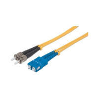 Intellinet Fiber Optic Patch Cable, Duplex, Single-mode (751308)