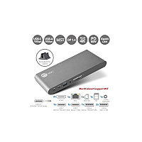 SIIG Usb-c Dual Video Mst Docking Withpd (UDK0N11S1)