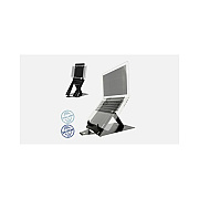 Rapiddeploy R-go Riser Duo, Tablet And Laptop Stand, Adjustable, Black, Taa (RGORIDUOBL)