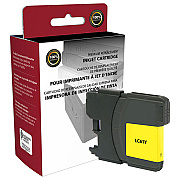 Clover CIG Remanufactured High Yield Yellow Ink Cartridge (Alternative for Brother LC61Y, LC65Y) (750 Yield) (117024)