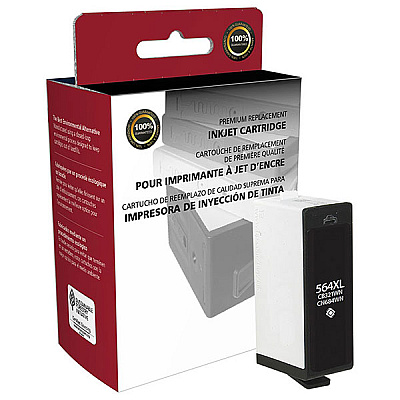 Clover CIG Remanufactured High Yield Black Ink Cartridge (Alternative for HP CB321WN, CN684WN, 564XL) (550 Yield) (117779)