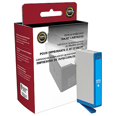Clover CIG Remanufactured High Yield Cyan Ink Cartridge (Alternative for HP CD972AN, 920XL) (700 Yield) (117809)