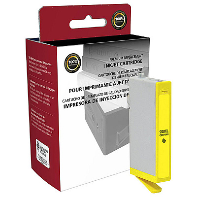 Clover CIG Remanufactured High Yield Yellow Ink Cartridge (Alternative for HP CD974AN, 920XL) (700 Yield) (117811)