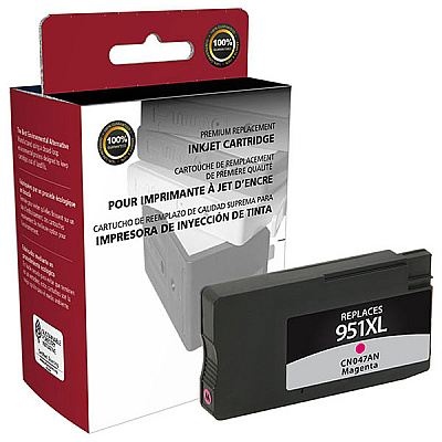 Clover CIG Remanufactured High Yield Magenta Ink Cartridge (Alternative for HP CN047AN, 951XL) (1500 Yield) (118093)