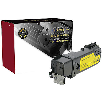 Clover CIG Remanufactured High Yield Yellow Toner Cartridge (Alternative for Dell 330-1438, T108C, 330-1391) (2500 Yield) (200239)