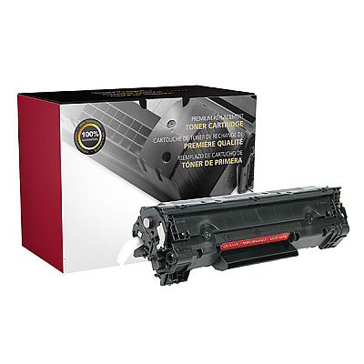 Clover CIG Remanufactured MICR Toner Cartridge (Alternative for HP CB436A, 36A, 02-81400-001) (2,000 Yield) (200509P)