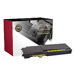 Clover CIG Remanufactured High Yield Yellow Toner Cartridge (Alternative for Dell 331-8430, MD8G4, 331-8426, RGJCW) (9000 Yield) (200738P)