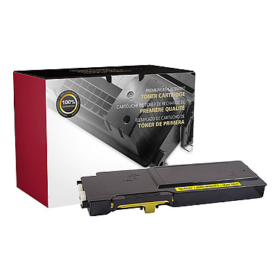 Clover CIG Remanufactured High Yield Yellow Toner Cartridge (Alternative for Dell 331-8430, MD8G4, 331-8426, RGJCW) (9000 Yield) (200738P)