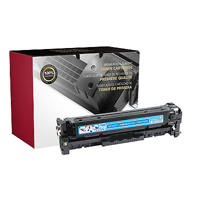Clover CIG Remanufactured Cyan Toner Cartridge (Alternative for HP CF381A, 312A) (2,700 Yield) (200741P)