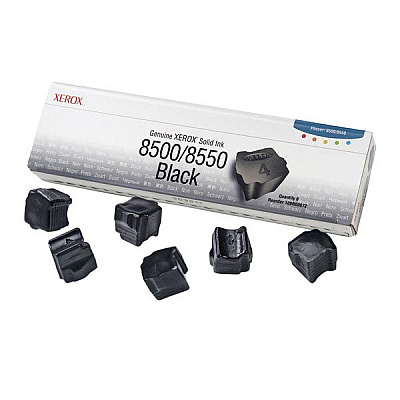 Xerox Black Solid Ink (6 Sticks/Box) (Total Box Yield 6,000) (108R00672)