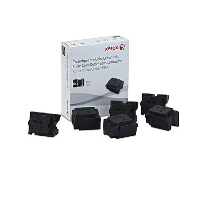 Xerox Black Solid Ink (6 Sticks/Box) (Total Box Yield 18,000) (108R01017)