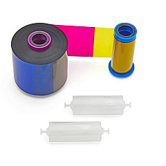 Zebra YMCKO Color ID Card Printer Ribbon (750 Images/Roll) (800077-742)