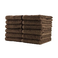Cotton Jr. Salon Towel 16x27 Chocolate, Pack Of 12 (P-BBJ16272.5BRN)