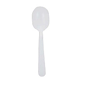 Heavy Weight Polypropylene Unwrapped Soup Spoon, White (1000 Per Case), Case Of 1000 (CPPHWSSBKW1)