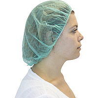 Impact Polypro Bouffant Cap Green 19 In., Case Of 1000 (MB-19-1000/G)