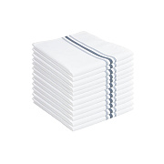 Mariposa Bistro Napkin 18x22 Gray Stripe, Pack Of 12 (PNP-BISTRO-GY)