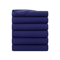 Cozy Soft Polar Fleece Throw Blanket 50x60 Navy (6pk), Pack Of 6 (P-FCPL-6PK-NV)