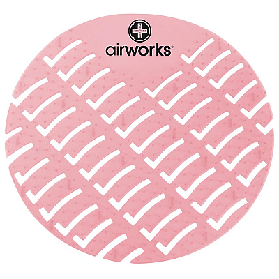 Airworks Deodorizing Urinal Screen Strawberry 10/box, Box Of 10 (AWUS004-BX)