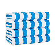 California Cabana Beach Towels 30x70 Blue, Case Of 24 (CABANA-BL-CS)