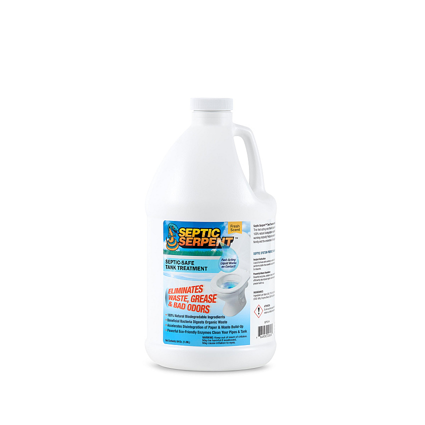 Septic Serpent Septic Tank Cleaner 64 Oz (1/2 Gallon), 1 Each (P-SEPTIC-64)